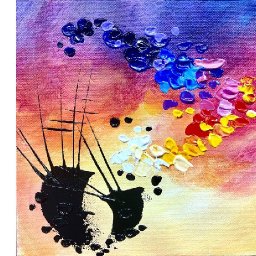 Acrylic April Day 13 | Lyrical Abstraction with Acrylics step by step | Easy Abstract Art