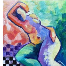 Acrylic April Day 22: Abstract Reclining Woman | Rubenesque-Inspired Figuration | Beginner Tutorial