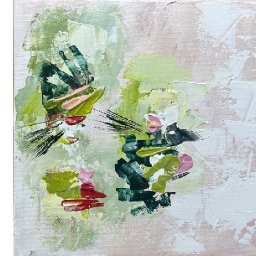 Acrylic April Day 24: Textured Abstract Palette Knife | Nature-Inspired | Beginner Acrylic Tutorial