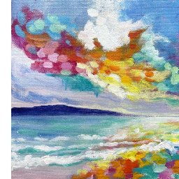 Acrylic April Day 28: Deconstructed Abstract Landscape | Beginner Acrylic Tutorial