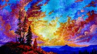 That Sunset You Loved: Here's How to Paint It  Acrylic Paint Night at Home