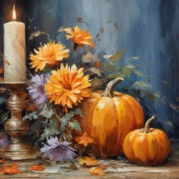 How to draw and paint Autumn Pumpkin Still life  Acrylics for beginners: Paint Night at Home
