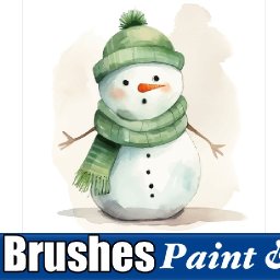 LIVE How to Draw and Paint a Snowman | Little Brushes  Crayons to Canvas - Easy painting for Kids