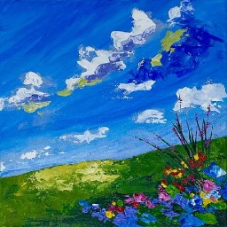 Patron Spring Landscape pallet knife and brush class