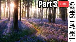 Bluebell Forest landscape PART 3  Live Streaming Step by Step | Adding Details and Realism