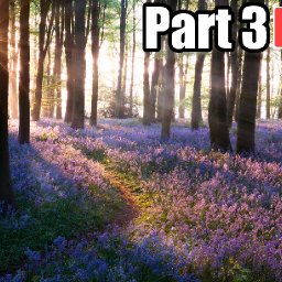 Bluebell Forest landscape PART 3  Live Streaming Step by Step | Adding Details and Realism