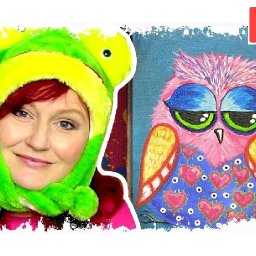 Littlest Hoot Owl   Throwback Thursday  Repainting First Video| Live Audience | The Art Sherpa