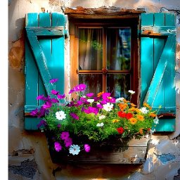 Flower box rustic Window   How to paint acrylics for beginners: Paint Night at Home