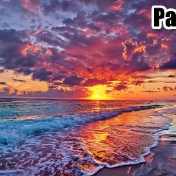 Stunning ocean Sunset clouds beach 🌟🎨 How to paint acrylics for beginners: PART 2