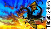 I Draw and paint a Dragon 🌟🎨 How to paint acrylics for beginners: Paint Night at Home