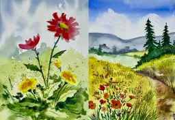 Patron Zoom ~` Watercolor Landscapes