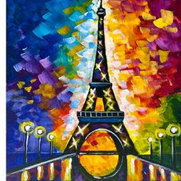 Eiffel Tower Paris   How to Draw and Paint tutorial for Beginners: Acrylic August | Day 19