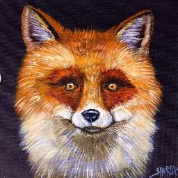 Fox and Fur  How to Paint tutorial for Beginners: Acrylic August | Day 23