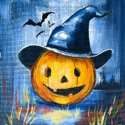 Witches jack o'lantern 🌟🎨 How to Draw and Paint tutorial for Beginners: 13 Days of Halloween