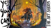 Headless Horseman 🌟🎨 How to  Paint tutorial for Beginners 13 days of Halloween