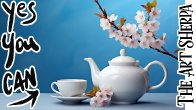 Teapot cherry blossom Still life  How to Draw and Paint tutorial for Beginners #art #painting