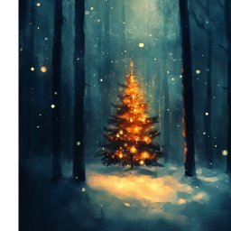 Christmas tree  🌟🎨 How to Draw and Paint tutorial for Beginners Winter Wonder 2024 #art #painting