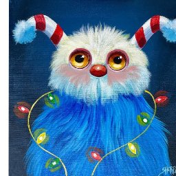 Christmas Critter 🌟🎨 How to Draw and Paint tutorial for Beginners Winter Wonder  #Painting #art