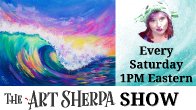 The Art Sherpa Show / Three Color Wave at Sunset