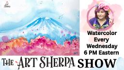 The Art Sherpa Show, Mount Fuji with Cherry Blossoms 
