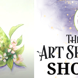 The Art Sherpa Show | Watercolor Pear and Flowers
