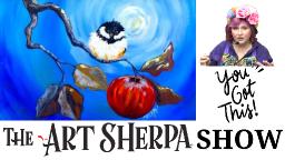 The Art Sherpa show / Happy Chickadee