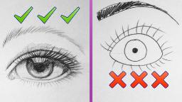 DOs & DON'Ts: How to Draw Better Eyes Step by Step Art Tutorial #aboutFace