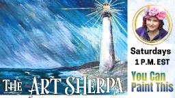 The Art Sherpa Show / Lighthouse In A Storm