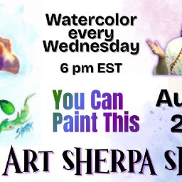 The Art Sherpa Show / Watercolor Colorful Poppy