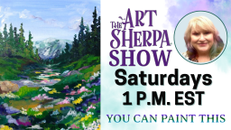 The Art Sherpa Show / Mountain and Wild Flower Meadow Landscape