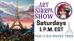The Art Sherpa Show /  Eiffel Tower with Flowers 