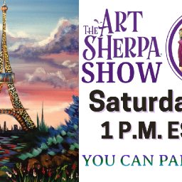 The Art Sherpa Show /  Eiffel Tower with Flowers 
