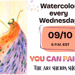 The Art Sherpa Show, Watercolor / Fall Fairy