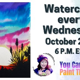 The Art Sherpa Show | Paint a Sunset in Watercolor