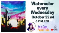 The Art Sherpa Show | Paint a Sunset in Watercolor