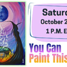 The Art Sherpa Show | Witch Sisters Moon | Easy Beginner Acrylic 