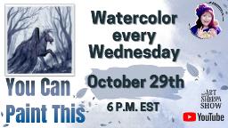 The Art Sherpa Show | Ringwraith Watercolor