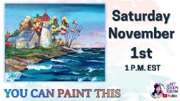 The Art Sherpa Show -Fall Lighthouse