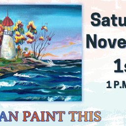 The Art Sherpa Show -Fall Lighthouse