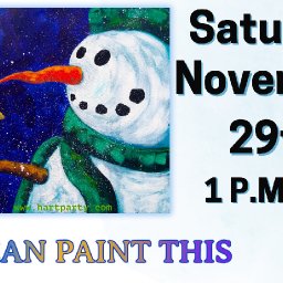 The Art Sherpa Show - Snowman With Cardinal 