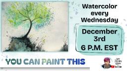 The Art Sherpa Show | Bella’s Wishing Tree Watercolor