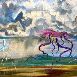 Cloud Q&A LIVE Step by Step Acrylic Painting on Canvas for Beginners