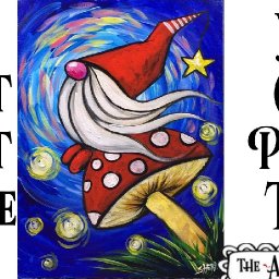 The Night Night Gnome - Easy Gnome beginning acrylic painting step by step | TheArtSherpa