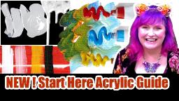 NEW !  FAST Beginners Guide how  to Start painting with Acrylics 🎨  #17 | TheArtSherpa