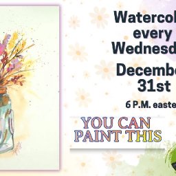 The Art Sherpa Show |  Abstract Flowers in Mason Jar | Watercolor for Beginners