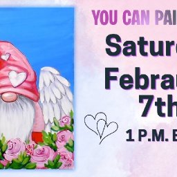 The Art Sherpa Show | Angel of Love Gnome | Easy Beginner Acrylic