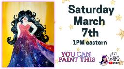 Glamorous Girl | Easy Beginner Acrylic