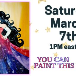 Glamorous Girl | Easy Beginner Acrylic