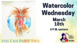 Fluffy Chicken | Watercolor for Beginners