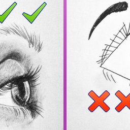 DOs & DON'Ts: How to Draw Realistic SIDE Eyes Step by Step Art Tutorial